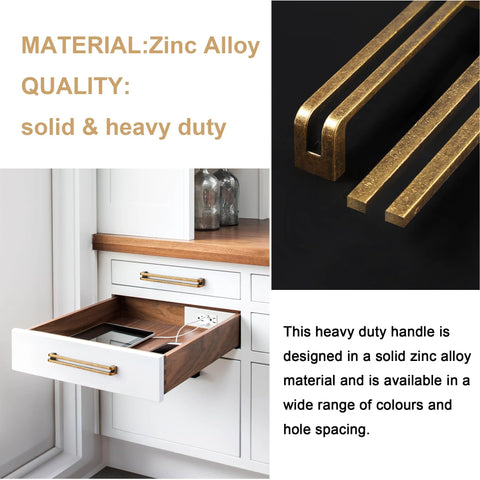 Antique Brass Zinc Alloy Cabinet Pulls 5 Inch Center To Center Heavy Duty Vintage Retro Drawer Handles on white drawer