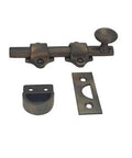 Solid Brass Dutch Door Bolt, 4 Inch, Antique Brass, Mounting Hardware Included, Solid Brass Construction, Easy To Install, Strong And Sturdy