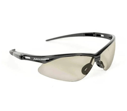 Apex Safety Glasses Anti Fog Scratch Resistant ANSI Z87 ISEA Indoor Outdoor with black rubber frame and tinted lenses