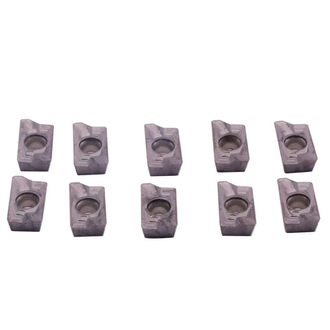 Set of 10 APMT1604 carbide inserts from the BT30 FMB22-45 Shank Face End Mill Arbor and 400R 50mm CNC End Milling Shell Cutter Kit
