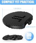 Apple Shaped Plastic Shims for Leveling 30 Pack Multi Purpose Rubber Wedges, 1.6 in diameter, 0.25 in height