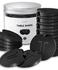 Apple Shaped Plastic Shims for Leveling 30 Pack Multi Purpose Rubber Wedges for Toilet Tables Cabinets and Outdoor Furniture