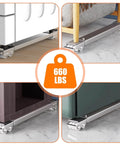 Appliance Rollers With 360° Swive Wheels, Anti Slip Heavy Duty Extendable Mover Tools with 28 Roller, supporting various appliances