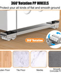 Appliance Rollers With 360° Swive Wheels, Anti Slip Heavy Duty Extendable Mover Tools for smooth movement on various floors