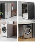 Appliance Rollers Heavy Duty,Newest Extendable Appliance Sliders,Liftable Washing Machine Base,Easily Move Washer and Dryer Machines,Refrigerators,Furniture-White under appliances for stability and ease of movement