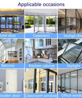 Applicable occasions for Weather Stripping, Silicone Door Seal Strip Door, Window, Transparent 16 Feet Long (Width 25mm).