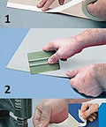 Application process of Bulk Pack Of 6 1 Inch Heavy Duty Double Sided Permanent Banner Hem Tape For Vinyl Banners Up To 13oz Each Roll 164 Feet Long