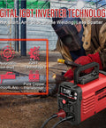 2 In 1 110V Arc And Lift TIG Welder For Home DIY With Hot Start And Anti Stick Arc Force Portable MMA Welding Machine with digital display