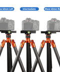 Arca Swiss Compatible Quick Release Plate With Clamp Adapter Set 120mm QR Plate for tripod with balance guide and camera setup