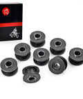 All 4 Absorber Shock Bushing And Bearing Sleeve Kit for Arctic Cat Quad Bikes with 8 bushings and box, OEM fitment 1998-2006
