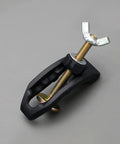 4-Piece Arcuate Press Plate Clamps for CNC Router and Drill Press showcasing T-track hold-down fixture.