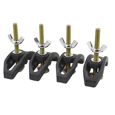 4 Piece Arcuate Press Plate Clamps For T Track Hold Down Fixtures Universal CNC Router And Drill Press Accessories Heavy Duty Workpiece