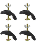 4 Piece Arcuate Press Plate Clamps For T Track Hold Down Fixtures Universal CNC Router And Drill Press Accessories