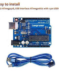 Arduino board with USB cable for 3D Printer CNC Controller Arduino Kit with GRBL CNC shield V3.0 and other CNC projects