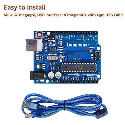 Arduino board with USB cable for 3D Printer CNC Controller Arduino Kit with GRBL CNC shield V3.0 and other CNC projects