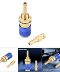 Argon Hose Fittings For MIG TIG Welder Torch With Fast Connect M6 Gas Adapter Blue Color Water Cooling Secure Connection