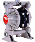 ARO 66605J-3EB Polypropylene Santoprene Multiport Double Diaphragm Pump, 13 gpm, 100 psi, front view