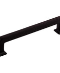 Ascendra 5-1/16 Inch Center To Center Cabinet Pull In Honey Bronze From The Transcend Series, solid metal handle