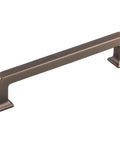 Ascendra 5-1/16 Inch Center To Center Cabinet Pull In Honey Bronze From The Transcend Series, Solid Metal