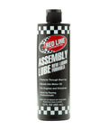 Liquid Synthetic Assembly Lube 12 Ounce From Red Line For Engine Builds bottle