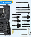 15 ATF adapters from 7.5 Liter Manual Transmission Fluid Pump Kit With 15 ATF Adapters, Portable Oil Transfer Dispenser