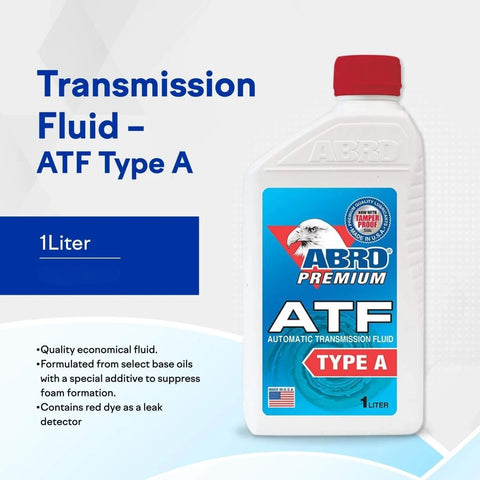 Economical ATF Type A Automatic Transmission Fluid 1 Quart, budget friendly bottle with label details and red cap.