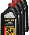 World Standard ATF WS Transmission Fluid For Lexus And Toyota Automatics 4 Pack OEM Grade bottles image