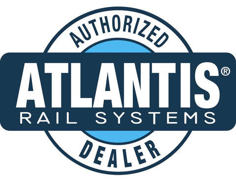 Logo of Atlantis Rail Systems, Authorized Dealer badge displayed.