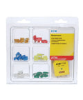 Assorted ATM Blade Mini Fuse Kit With 42 Pieces Includes Seven Each Of 5A 10A 15A 20A 25A And 30A One Fuse Puller FT 3 Tester