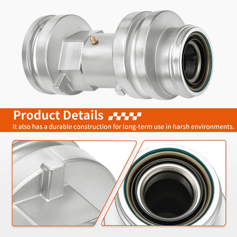 Close-up side view of Rear Axle Bearing Housing Carrier Hub For Polaris ATV Heavy Duty Replacement Fits Scrambler 400 2x4 2000 2002