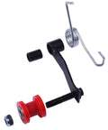 Tough As Nails Chain Slider Tensioner Adjuster Roller Guide For ATV Go Kart 4 Wheeler with spring loaded metal bracket and roller components.