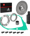 Flywheel Puller And Starter Clutch One Way Bearing Gear Kit With Gasket For 350cc ATV Quad Models