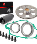 Flywheel Puller And Starter Clutch Kit With Idler Gear for Grizzly 660 and Rhino 660, OEM Replacement, ATV Maintenance Parts