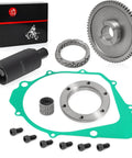 Flywheel Puller And Starter Clutch One Way Bearing Gear Kit With Gasket For 350cc ATV Quad Models Including Warrior Raptor