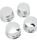 4PCS ATV & Go Kart Wheel Dust Cover for 110, 125, 250, Rims - Effective Wheel Protector Optimized (Plastic Flat Head)