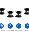 Four Piece Bearing Sleeve Kit with wear-resistant POM nylon for Arctic Cat ATV models 1996-2006, focus on safety and durability.