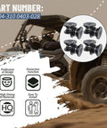 Shock Absorbing Bushing Bearing Sleeve Kit For ATV Front Suspension With 16 Shock Bushings And 8 Bearing Sleeves, part numbers 0604-310 0403-028