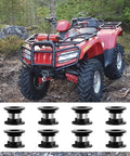 Red ATV with Bearing Sleeve And Shock Bushing Kits For Four Absorber ATV Suspension Fits Arctic Cat Models 250 300 375 400 500