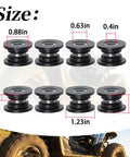 Shock Absorbing Bushing Bearing Sleeve Kit For ATV Front Suspension With 16 Shock Bushings sizes shown, Compatible With Arctic Cat Models 250 300 375 400 From 1998 To 2006 Replacement Parts 0604-310 0403-028