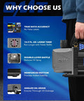 Features of All In One Auto AC Vacuum Pump Kit With 5 CFM Two Stage Sparkless Ignition Proof Pump From Orion Motor Tech