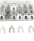 Auto Alignment Shim Set 144 Pieces In Four Sizes 1 64th 1 32nd 1 16th And 1 8th Inch for Camber Caster Toe with storage box