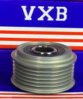F240026 Auto Alternator Cluch Overrunning Pulley for KIA - Hyundai front view with VXB packaging