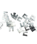 Auto Body Fender Alignment Shims Kit Pro Grade Two Sizes One Sixteenth Inch And One Eighth Inch With Three Eighths Inch Slot Thirty Piece Set