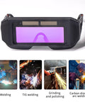 Auto Darkening Welding Glasses Solar Powered Adjustable Shade Two Sensors with examples of welding applications below.