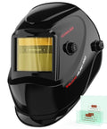 Auto Darkening Welding Helmet With Blue Light Blocking Outer Lens And True Color Solar Powered Hood Two Arc Sensors Wide Shade Range