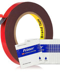 Heavy Duty Auto Foam Mounting Tape 0.4 In X 36 Ft With Adhesion Promoters Automotive Grade Double Sided Tape package