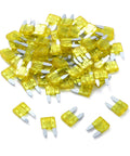 Pile of 100 Pack 20 Amp Auto Fuses For ATC ATO Blade Style 32V Short Circuit Protection Car Fuse Kit With Pro Grade Tin Plated Zinc Terminals