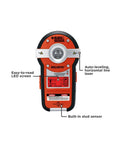 Two in one line laser with auto leveling and stud finder delivers precise wall hanging for frames, shelves, and decor