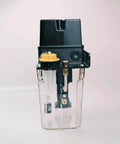 Front view of Auto Oil Lubrication Gear Pump With 1.8 Liter Capacity, 100 Volt Power, AMZ III 285155, plug and play design