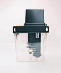 Side view of Auto Oil Lubrication Gear Pump With 1.8 Liter Capacity, 100 Volt Power, AMZ III 285155, plug and play design